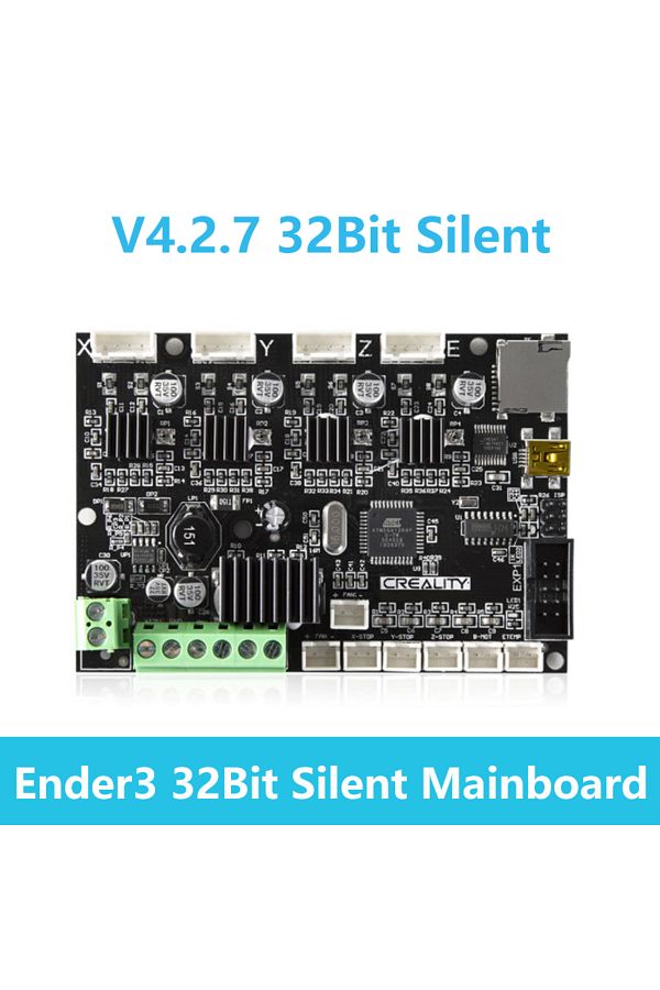 CREALITY 3D-Printer Ender 3 Upgraded Silent Board Motherboard V4.2.7 with TMC2225 Driver Marlin 2... 1