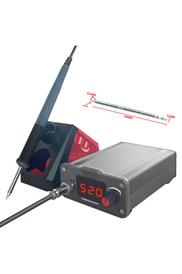 lefavor-T12 Soldering Iron  Station 1.3inch LCD Screen Multi-function Portable Bga Rework Station... 1