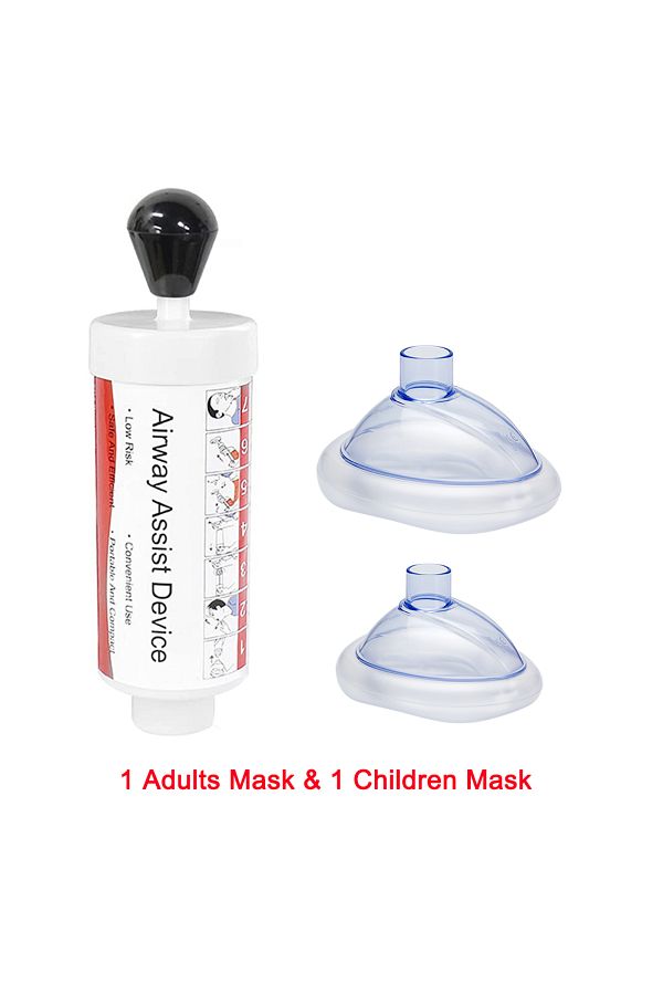Choice-2 Masks Set Upgrade Portable Anti Choking Device Choking Emergency Life Saving Suction Vac Anti Chok 1