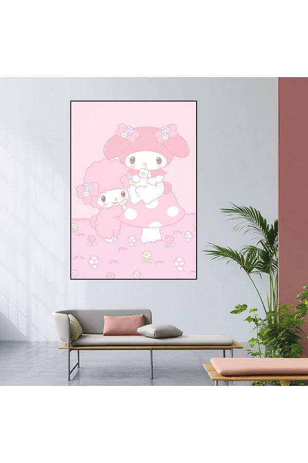 Miniso-MINISO My Sweet Piano Poster Home Room Decor Livingroom Bedroom Aesthetic Art Wall Painting Stickers 1