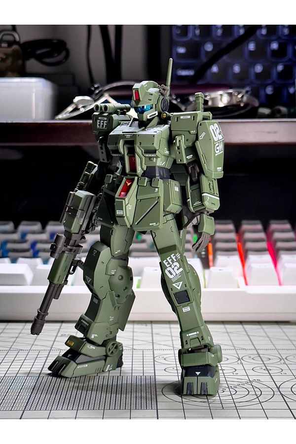 Choice-1/144 XFS HG RGM-79S GM Spartan Assembly Model Kit Collection Decorate Model Action Figures Fiugr... 1