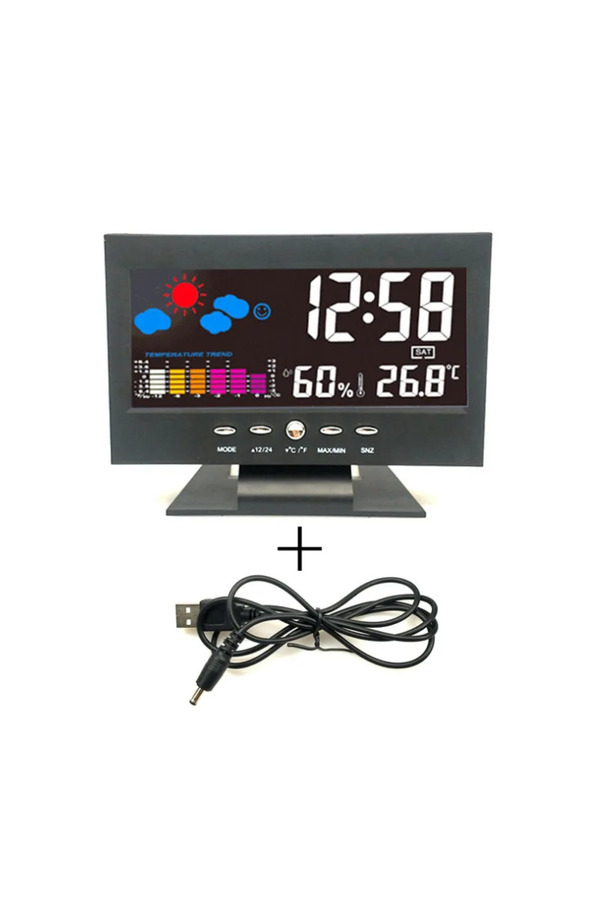 Choice Weather Station Alarm Clock Forecast Alarm Clock Indoor Outdoor