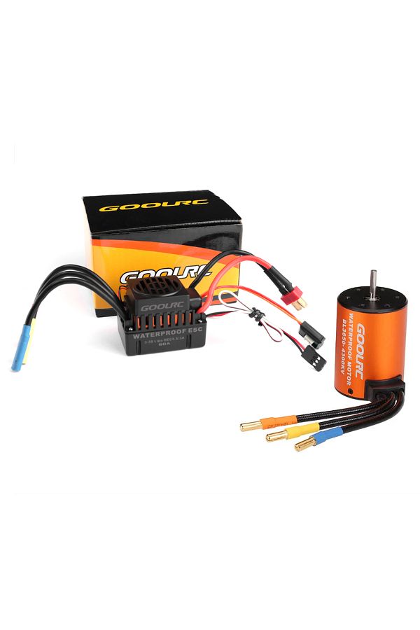 Choice GoolRC Upgrade Waterproof 3650 4300KV Brushless Motor with 60A ESC Combo Set for 1 10 RC Car Truck Trendyol