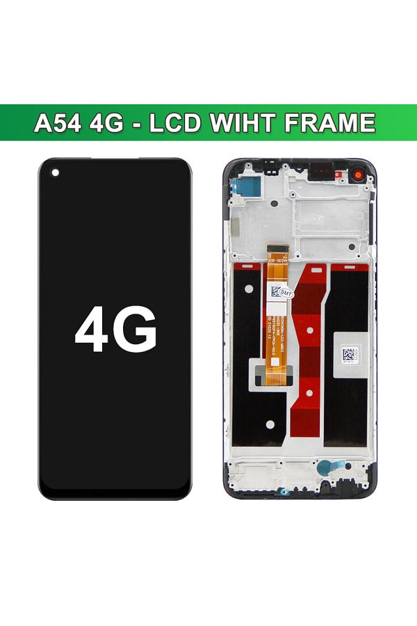 sinmaytai-A54 4g With Frame For Oppo A54 4g Cph2239 Lcd Display Touch Screen Digitizer Assembly For Oppo A54 5 1