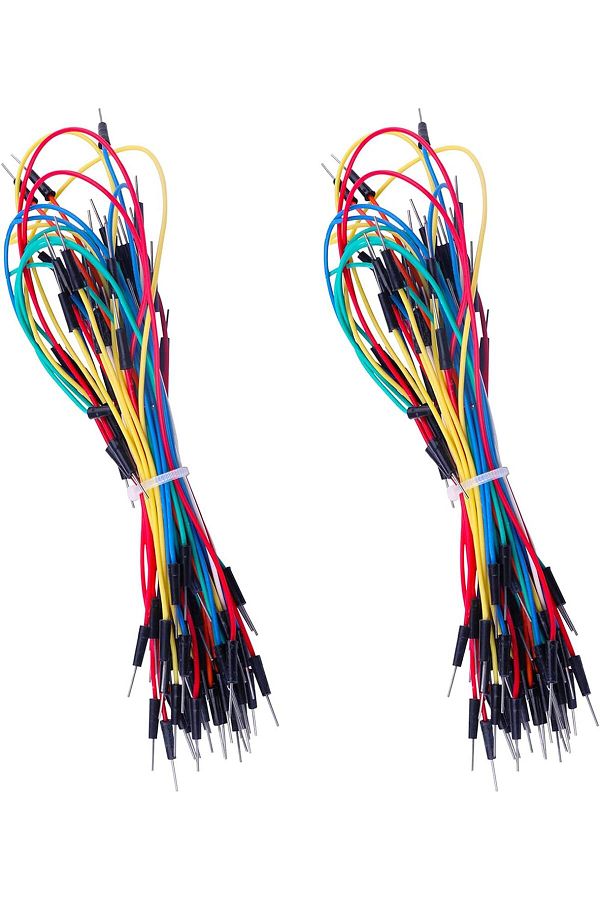 Choice-130pcs Solderless Flexible Breadboard Jumper Wires Kit Wires Dupont Ribbon Cables for DIY Electro... 1