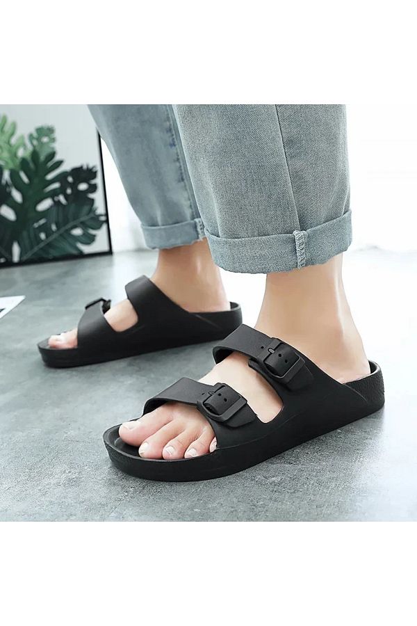 Choice Buckle Soft Sole Beach Holiday Slippers for Women Sandale Femme Ete Luxe Sandals for Men and Wome. Trendyol