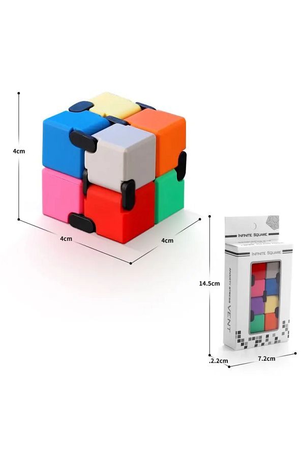 Choice-Unpack Puzzle Infinite Twist Square Slider Rotate The Metal Slider Children's Infinite Flip Alloy... 1