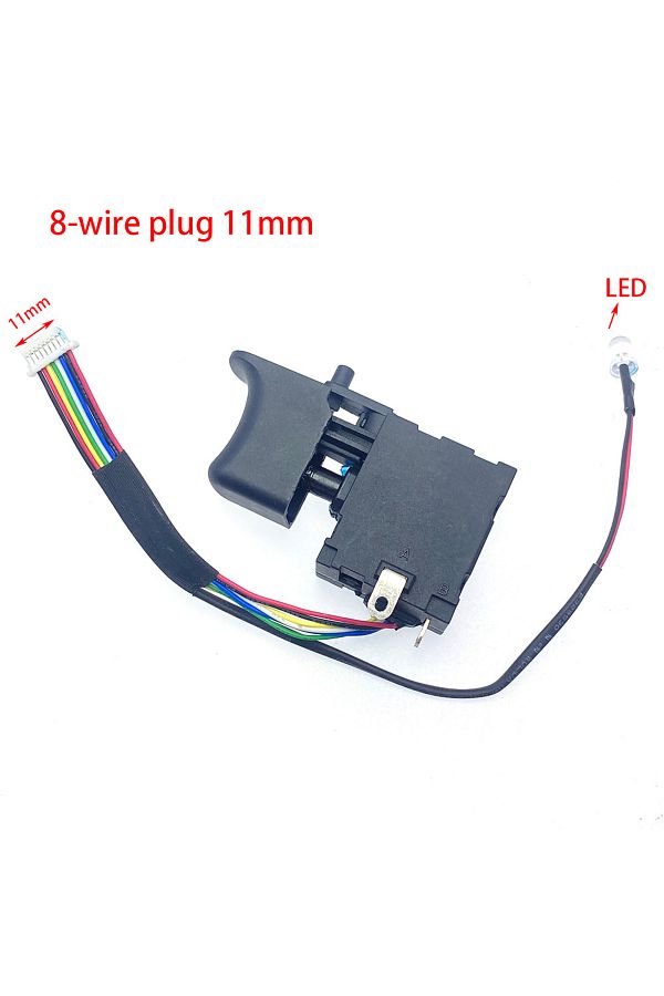 Choice-Cordless Electric Drill Dustproof Speed Control Push Button Trigger Switch MOD JC15-2 36V DC 15A ... 1