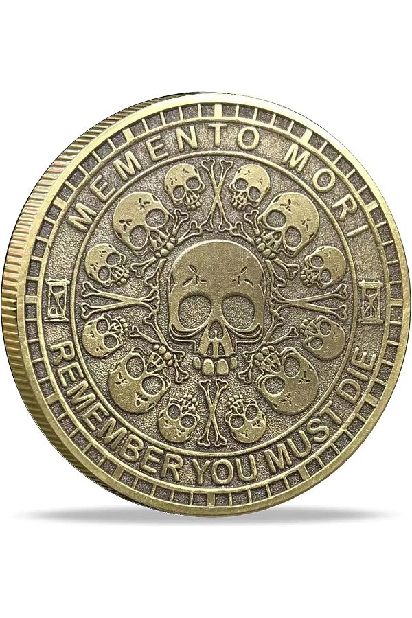 Choice-Memento Mori Challenge Coin: Elevate Your Daily Stoic Practice with Amor Fati Medallion - A Perfe... 1