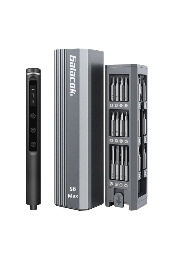 Choice-Galacok S6 Max Precision Electric Screwdriver Set with 42 Magnetic Bits 5 Torque Settings Mini Po... 1