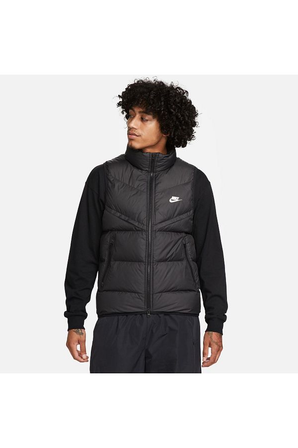 Nike Windrunner Storm Fit Men s Black Stand Collar Vest Trendyol
