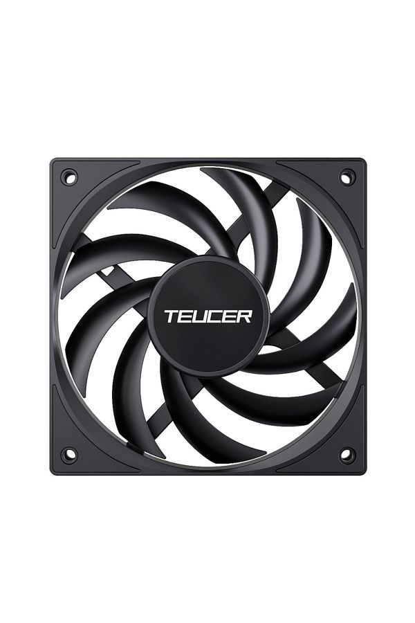 TEUCER-UT-12015 12cm Thin Fan PWM 4PIN 800-2400RPM Computer Case Cooling Fan120mm 15mm Ultrathin ... 1