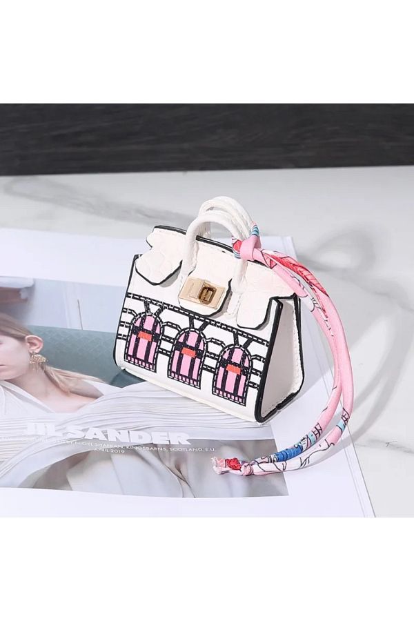 Choice New Mini House Small Bag Handheld Portable Hand Rope Bluetooth Earphone Bag Zero Wallet Mul. Trendyol