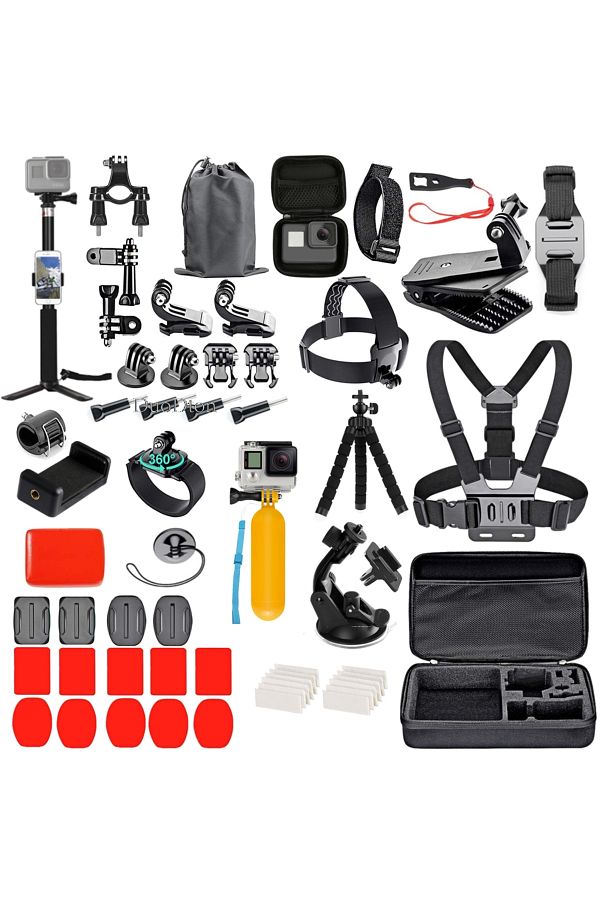 Choice-Action Camera Accessories Set For Gopro Hero 12 11 10 For Xiaomi Yi Insta360 X4 X3 Case Kit Strap... 1