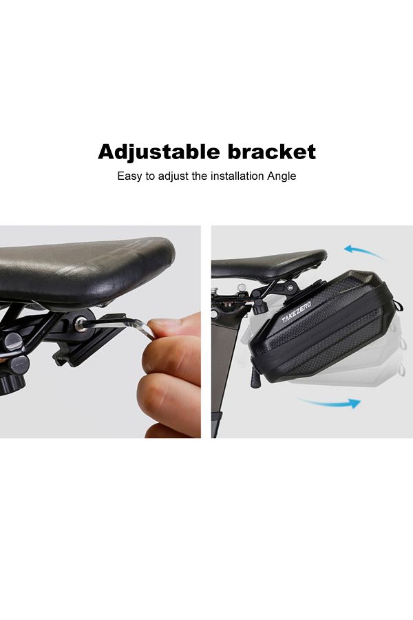 APWIKOGER 0.8 1L Bicycle Saddle Bag Reflective Mountain Bike Saddle Storage Bag Quick Release Under Seat Cy. Trendyol