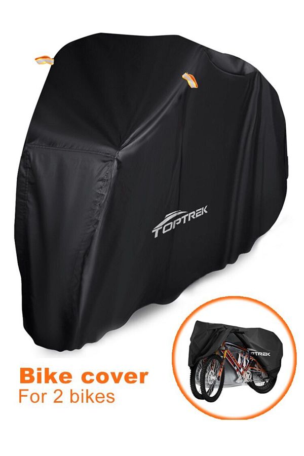 Choice Toptrek Bike Cover Outdoor Storage Waterproof Anti UV 210D Oxford Bicycle Cover with Waterproof. Trendyol