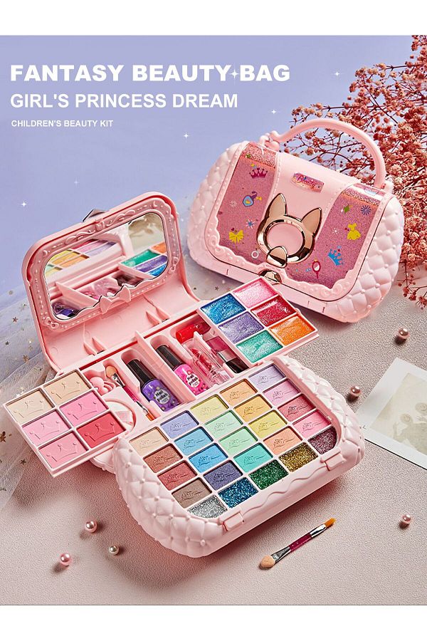 Choice Kids Washable Makeup Girl Toys Kids Makeup Kit for Girl Real Make Up Set Little Girls Makeup Trendyol