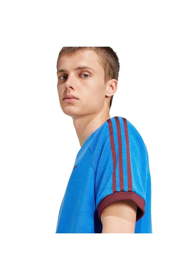 Tシャツ・カットソー adidas 70s cali tea blue JN5964 adidas adidas Originals 70s Cali Tee - Blue | adidas TZ