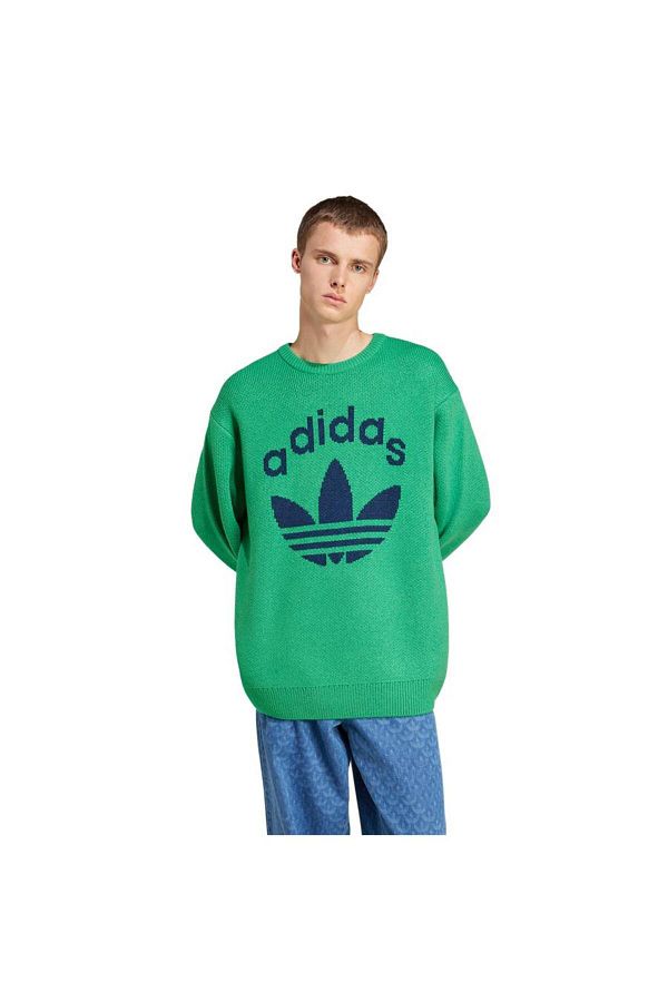 adidas Men s Crewneck Knit Sweatshirt Jn5966 Trendyol