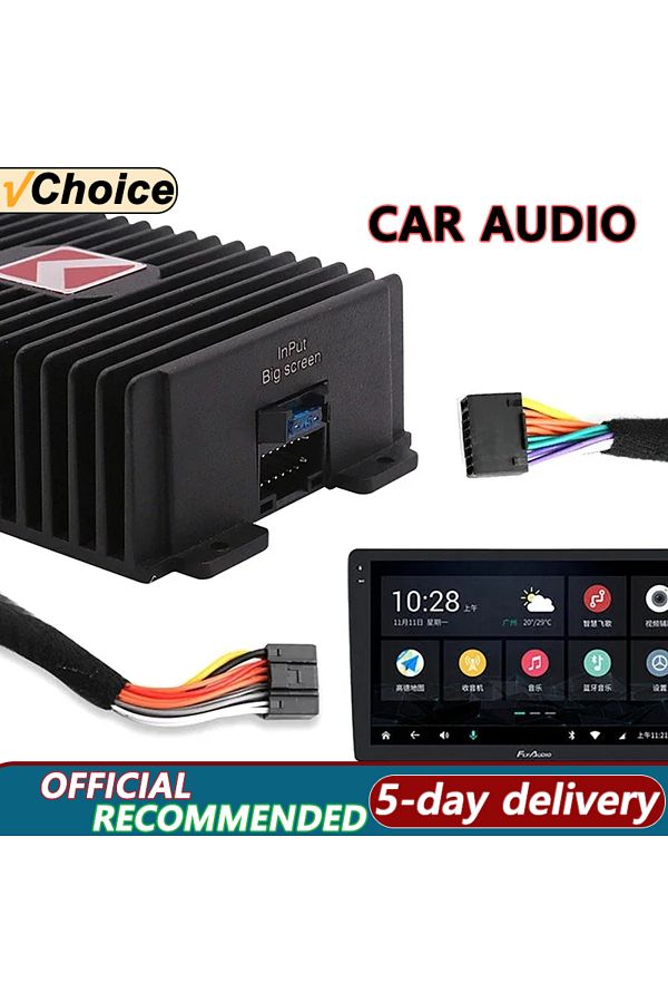 ZUIDID-Car DSP Amplifier Hi-Fi Booster Audio Digital Sound Processors 4*80W for Android Speaker Subwoofe... 1