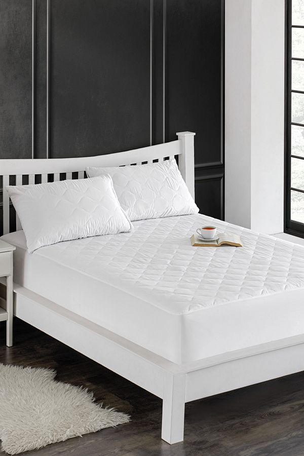 NANOSOFT-Micro Fitted Full Edge Liquid Proof Mattress Protector Bed Sheet Single Double Size (10 Different Sizes) 1