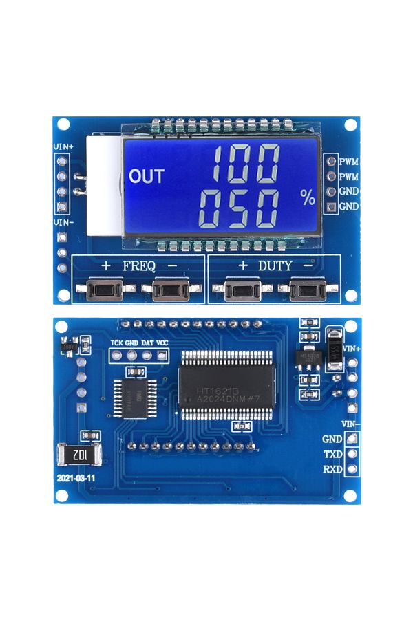 Aideepen-1Hz - 150Khz Signal Generator Module Adjustable 1-Channel PWM Pulse Frequency Duty Cycle Adjustab... 1