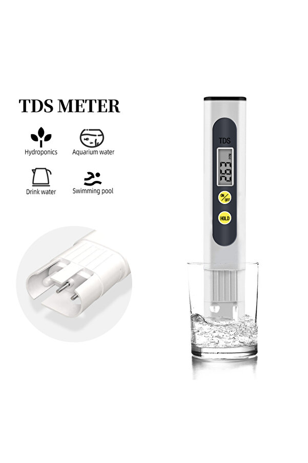 Choice Portable TDS Meter LCD Digital Water Quality Tester 0990PPM TDS