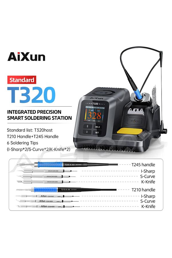 Choice-AIXUN T320 Soldering Station T245 C210 Soldering Handle Tip 200W 2S Heating Solder Paste For Mobi... 1