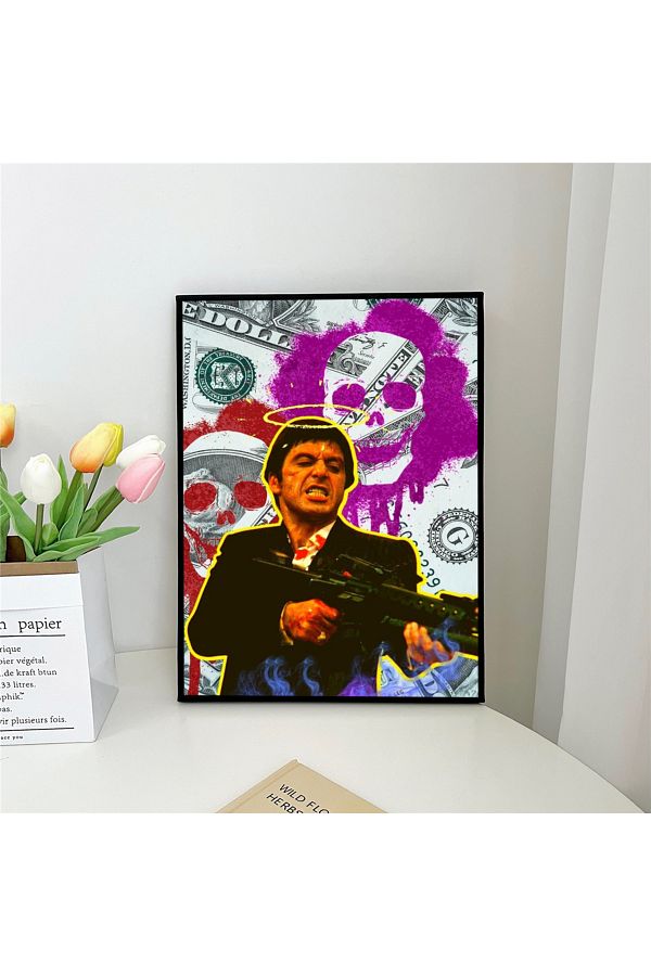 Choice-1pc Classic Movies Pablo Escobar Tony Montana Poster Self-adhesive Art Poster Waterproof Paper St... 1