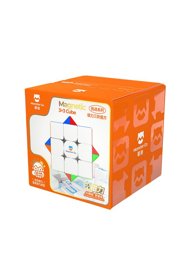 GAN-Monster Go MG3 Magnetic 3×3 Cube Gan Speed Stickerless speedcube Professional Magic Cube magnetic... 1