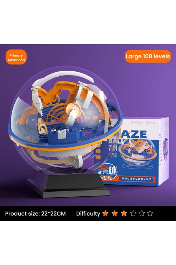 Choice-3D Puzzle Ball Maze Toy Children Challenge Obstacle Game Labyrinth Ball 3D Maze Montessori Puzzle... 1