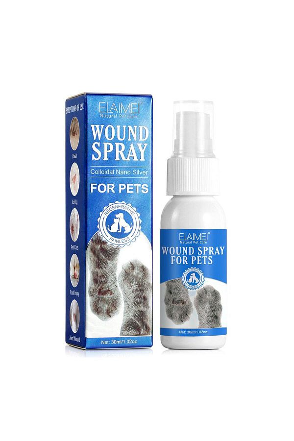 Silver spray for dog wounds on sale