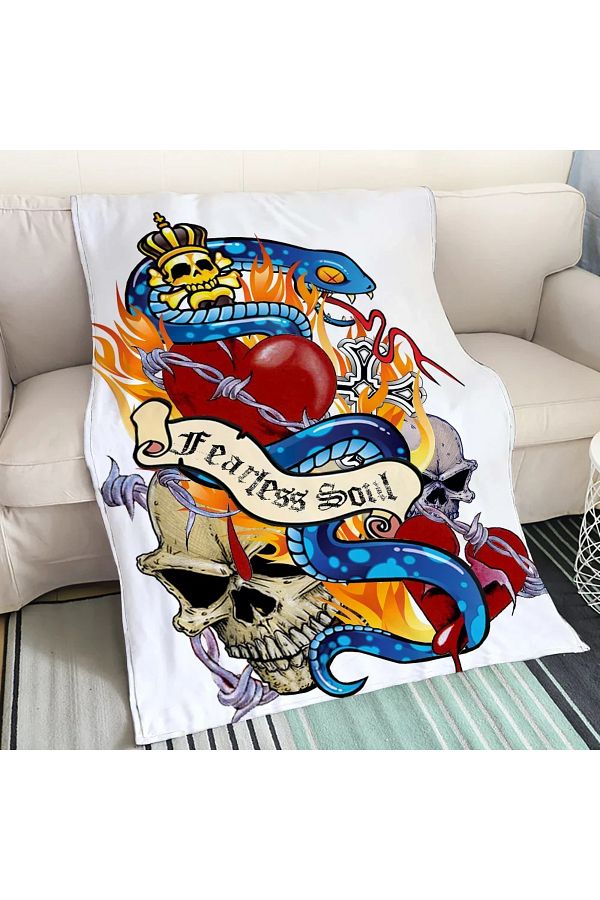Choice Designer Throw Blanket for Sofa Luxury Bedding Ed HardyS Bed Blankets Throws Interior for Home Trendyol