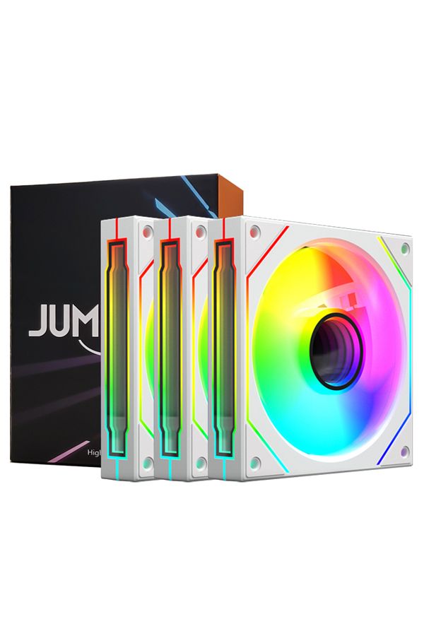 Choice-JUMPEAK FX120 ARGB Sync Infinite Mirror Effect 120mm Cooling Fan PWM Quiet 12cm RGB Fans For PC C... 1