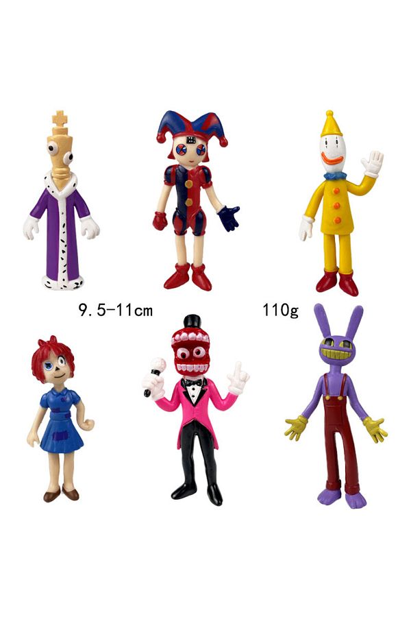 Choice-New The Amazing Digital Circus 6/10/12 PCS Anime Figures Action PVC Model Toy Desk Decor Collecti... 1