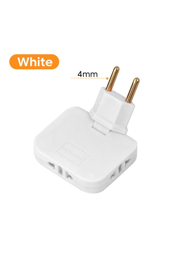 Choice-3in 1 EU Power Socket Plug Adapter Foldable US To EU Travel Converter 180° Rotate European Extens... 1