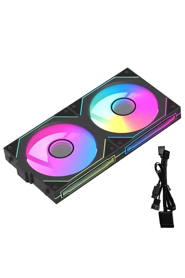 Choice-JUMPEAK MX120 240mm Modular Wireless Splicing PC 120mm Case Cooling Fan ARGB Infinite Mirror Effe... 1