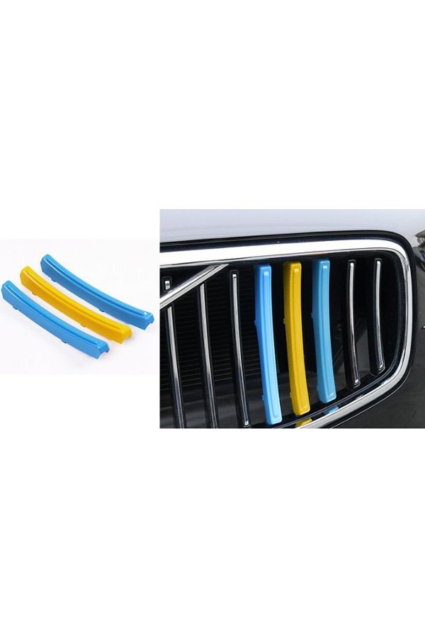 LINGLUYANG-for volvo s90 v90 three-color net decoration strip new network modified special color stickers 20... 1