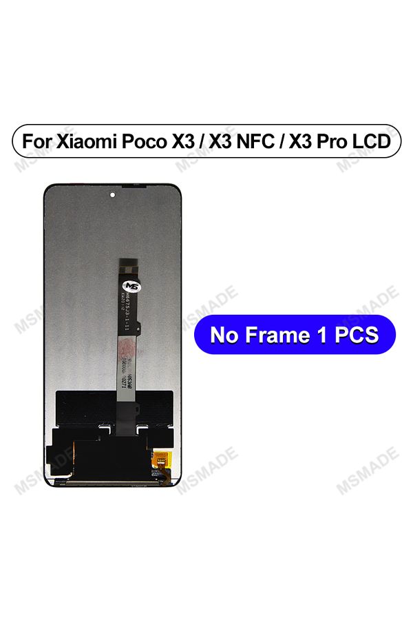 MSMADE-100% Test For Xiaomi POCO X3 Display LCD Touch Screen Digitizer For POCO X3 Pro NFC LCD Replaceme... 1