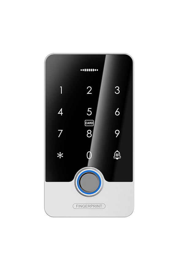 Asia-Teco-Tuya APP Door Lock Access Control System Kits With 1.77In Screen Bluetooth Keyboard Fingerprint R... 1