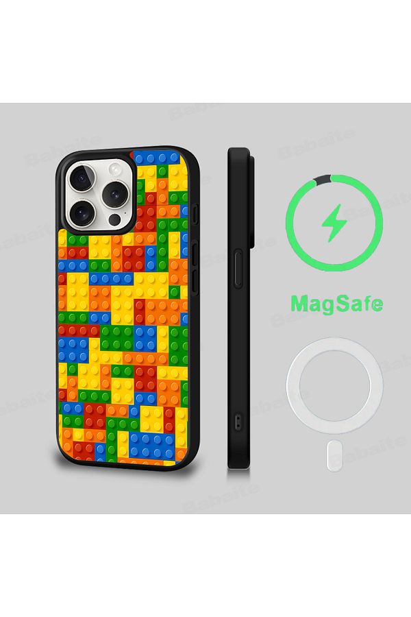 Choice L Lego blocks For iPhone 15 Pro Max Case 14 Plus 13 12 11 Magesafe Magnetic Wireless Charge Cover Trendyol