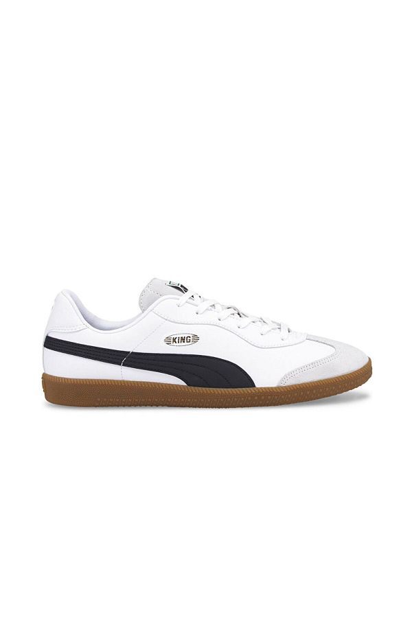 Puma-King 21 It Unisex White Indoor Shoes - 10669602 1