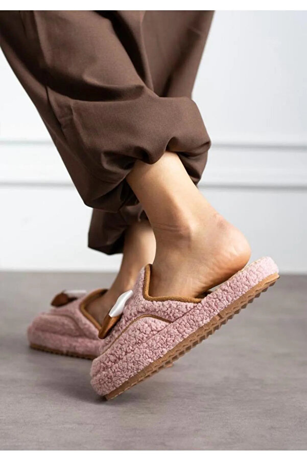 Behtah Kundura Non-Slip Light Sole Bow Home Slippers for Maternity
