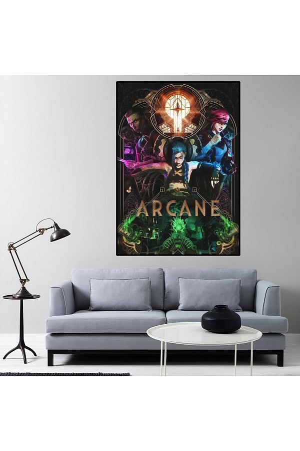 Choice-Arcane L-LOL Poster Home Room Decor Livingroom Bedroom Aesthetic Art Wall Painting Stickers 1