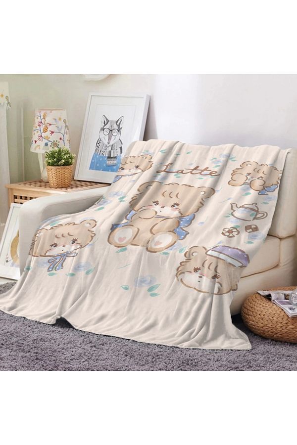 Choice Mikko Custom Blanket King Size Thick Blankets for Winter Luxury Bedding Fluffy Plaid Bed Throw Ho. Trendyol