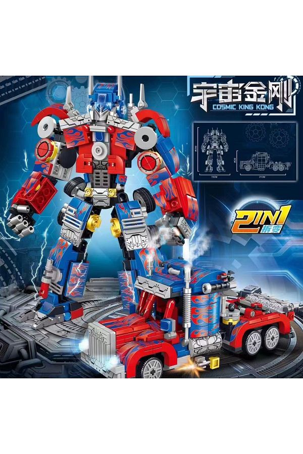 Choice-478pcs 5049 Toylinx 478pcs Transforming Building Set,collectible 2 In 1 Transformation Robot And Tru 1