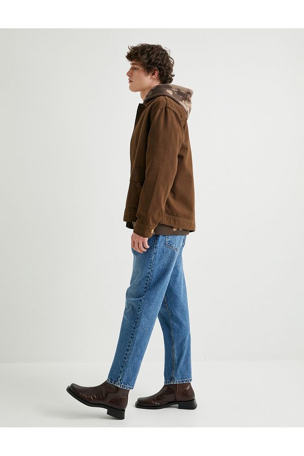 Koton-Loose Fit Loose Jeans with Pockets Cotton Standard Waist - Steve Jean 1