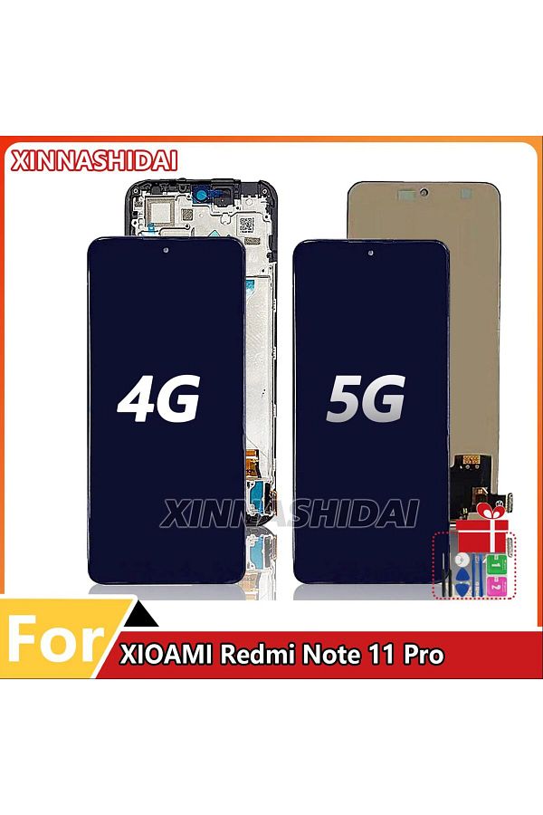 Choice-New For Xiaomi Redmi Note 11 Pro 5G 21091116I 2201116SG LCD Display Touch Screen Digitizer Replac... 1