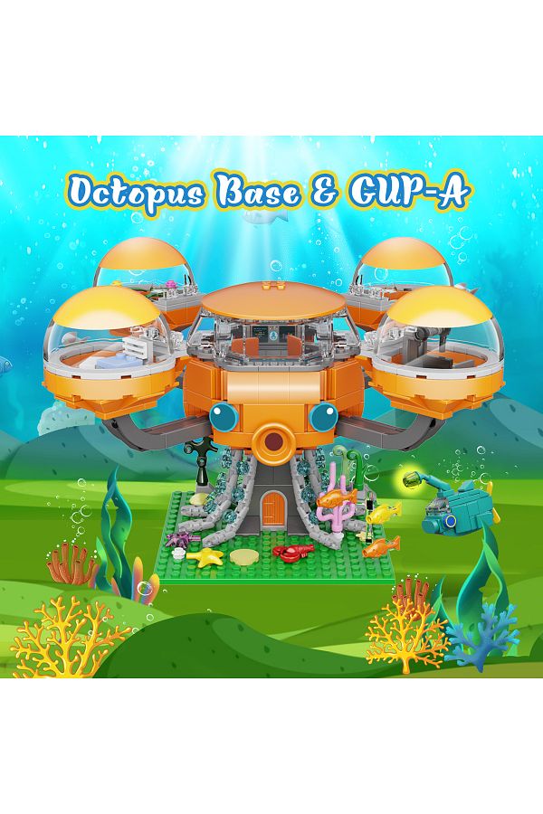 BuildMoc Octopod Castle Model Kit Building Blocks Ocean The Octonauts Bricks Octo pod Constructor Kids Toy. Trendyol