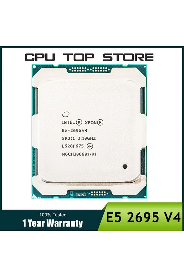 Choice-Intel Xeon E5 2695 V4 2695V4 2.1GHz 18 Cores 120W LGA 2011-3 Server Processor 1